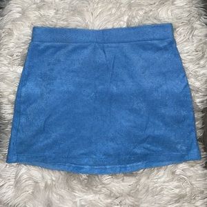 Blue Mini Skirt